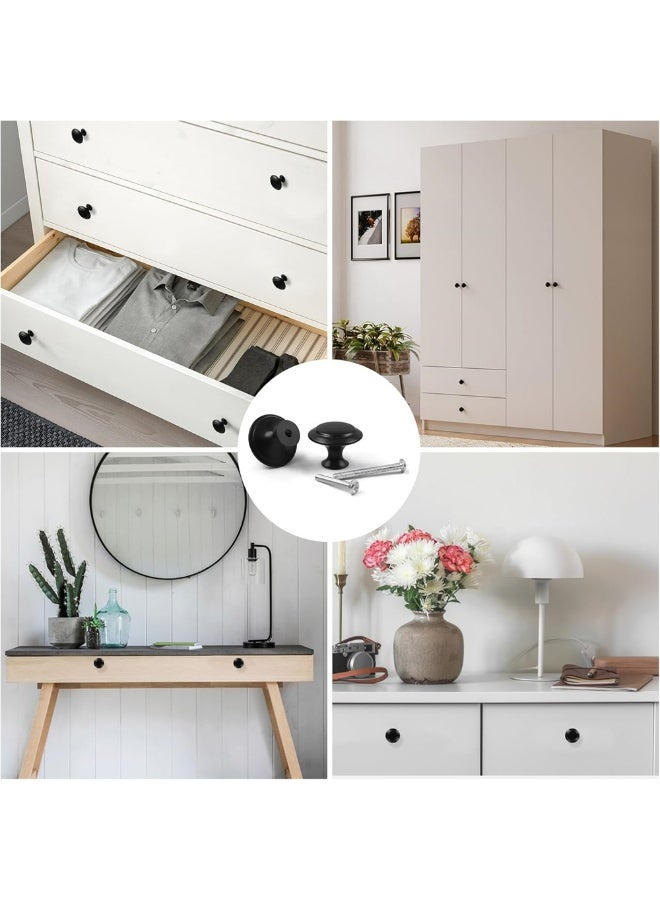 20PCS Cabinet Knobs and Handles Set Stainless Steel Round Drawer Pulls Modern Hardware for Kitchen Dresser Cupboard - Image 4