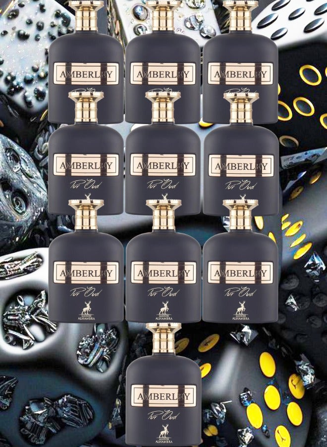 MAISON ALHAMBRA 10 Pieces Amberley Pur Oud EDP 100ML - Image 1