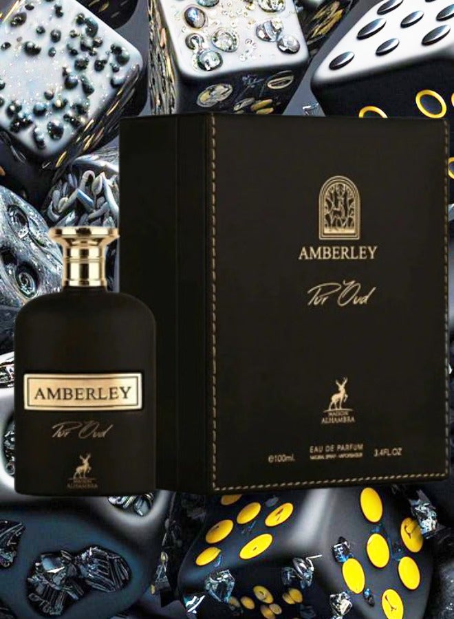 MAISON ALHAMBRA 10 Pieces Amberley Pur Oud EDP 100ML - Image 2