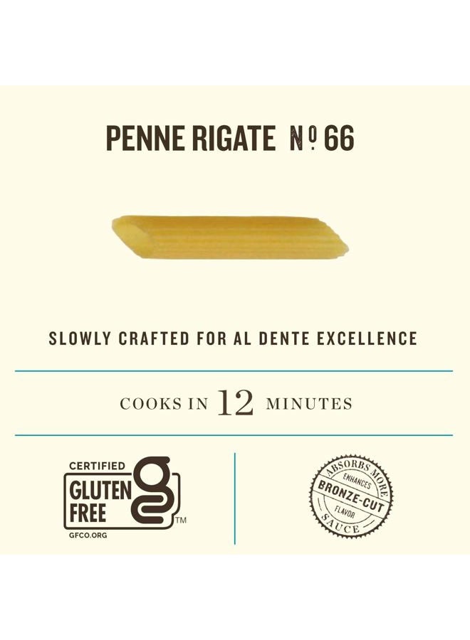 Rummo Gluten Free Penne Rigate N.66 - Gluten Free Pasta, Made with Corn & Rice, Penne Pasta Noodles, Pasta from Italy - 12 Ounce (Pack of 1) - Image 3