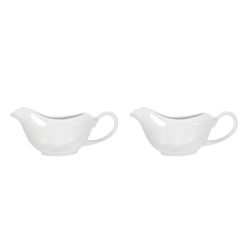 2pcs Sauce Container Sauce Boat Ceramic Sauce Cup Ceramic Gravy Boat Gravy Container - Image 4