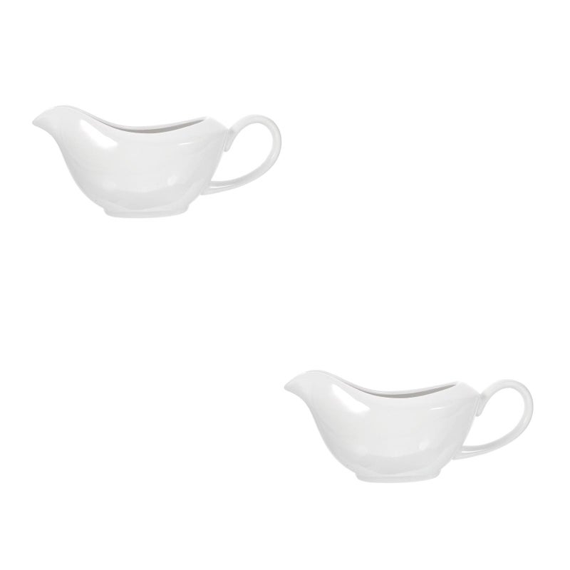 2pcs Sauce Container Sauce Boat Ceramic Sauce Cup Ceramic Gravy Boat Gravy Container - Image 5