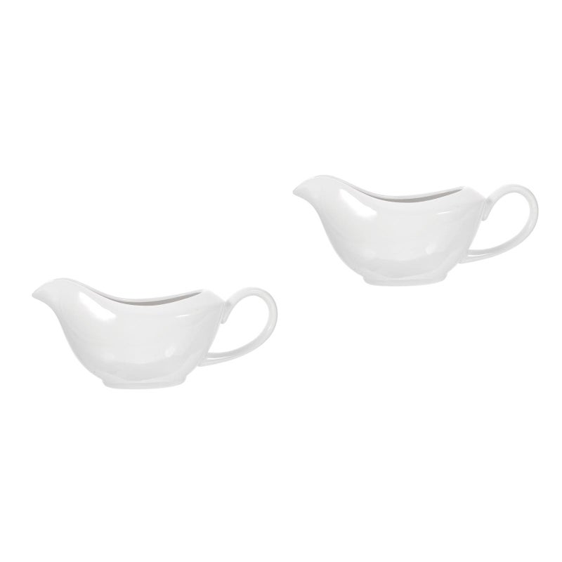 2pcs Sauce Container Sauce Boat Ceramic Sauce Cup Ceramic Gravy Boat Gravy Container - Image 1