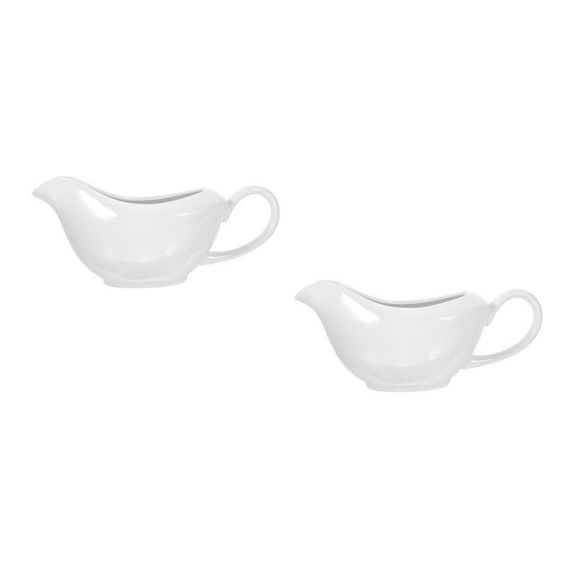 2pcs Sauce Container Sauce Boat Ceramic Sauce Cup Ceramic Gravy Boat Gravy Container - Image 2