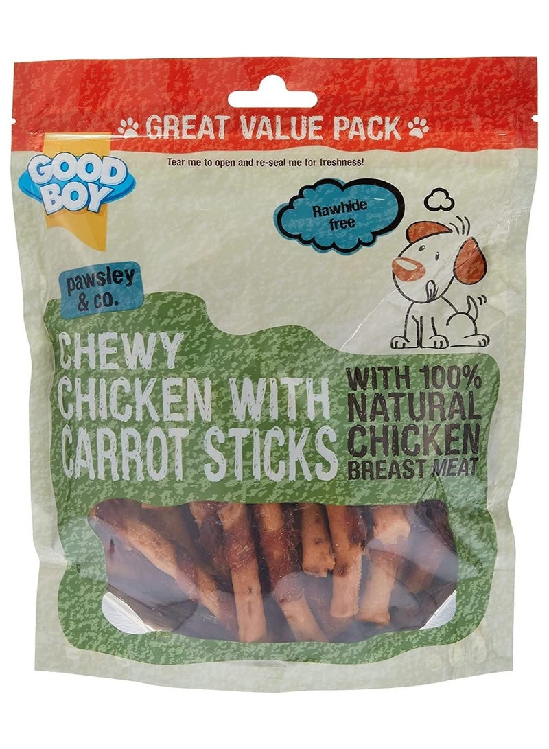 Chicken with Carrot Sticks Dog Treat 320g