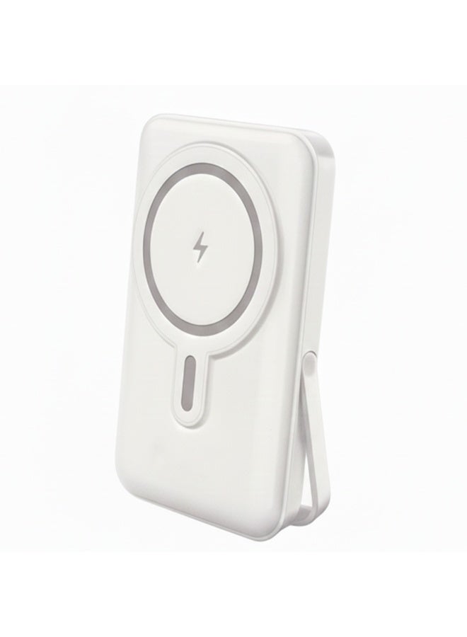 بنك طاقة مغناطيسي DP-059 بسعة 10000 مللي أمبير مع حامل مخفي، تثبيت مغناطيسي قوي، أربعة كابلات شحن مدمجة، شحن سريع، تصميم حامل صغير الحجم لأجهزة MagSafe و Type-C - Image 2