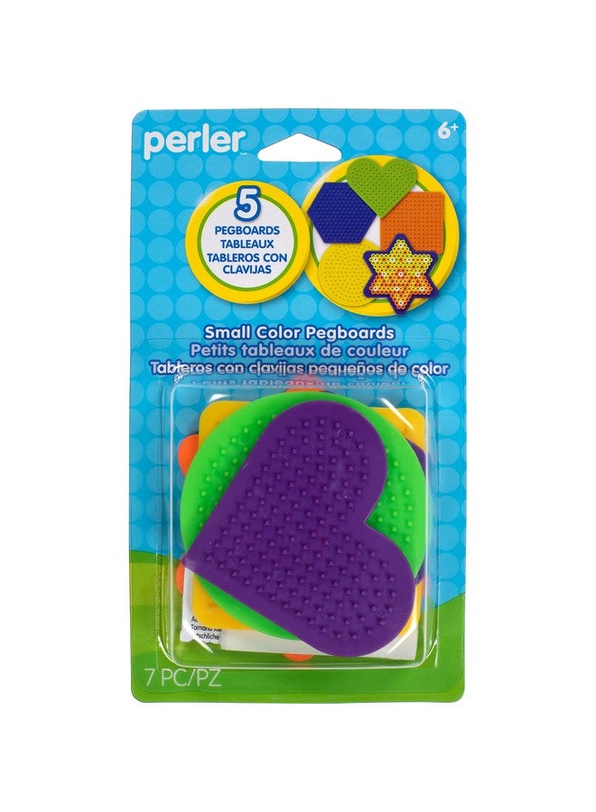 Perler Beads Small Fun Shaped Pegboards-5 Count ( Packaging May Vary ) - Image 1