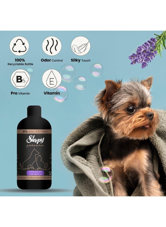 Sleepy - Pet Care Essentials Combo Grooming Wipes And Lavender Oil Pet Shampoo - Image 1