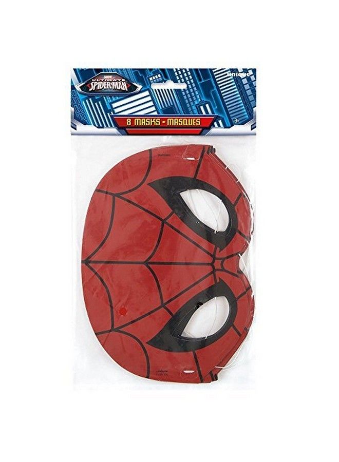 MARVEL Spiderman Party Mask 8 Ct (Two Pack) - Image 3