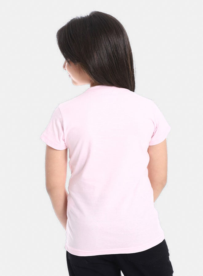 DIADORA Girls Cotton Printed T-Shirt - Image 3