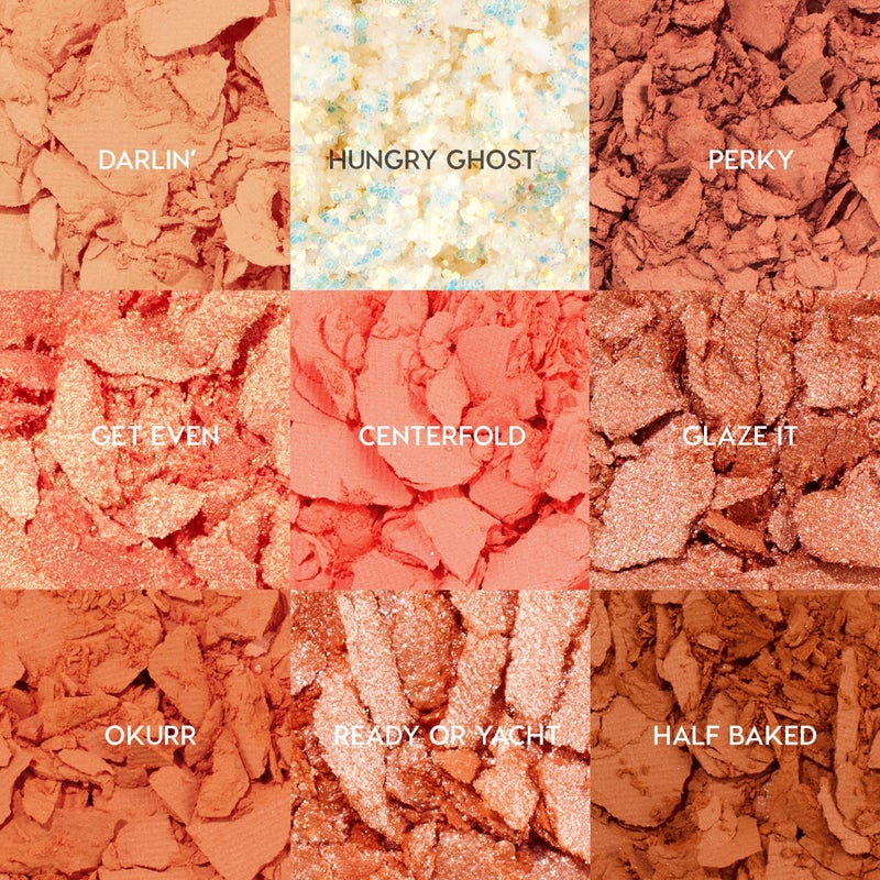 ColourPop Baby Got Peach Eyeshadow Palette - Orange & Coral Shadows with Metallic, Matte and Glitter Finishes - High-Pigment Eye Makeup with a Long-Wearing Formula (0.3 oz) - Image 2