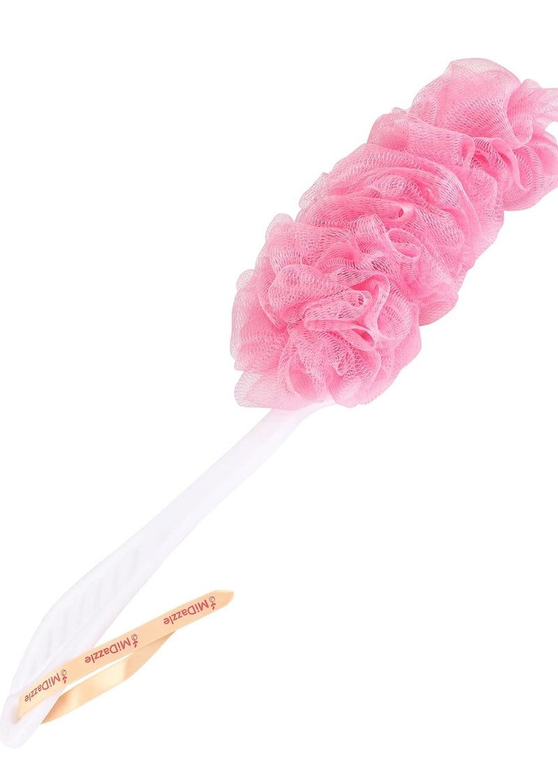 HASANAT ESSENTIALS Bath Brush Sponge Loofah With Handle For Men And Women - Image 1