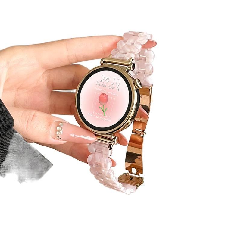 Smartwatch Band in Pink for daily smartwatch wear and replacement strap Routine Use Personal Use Indoor Use On The Go Use Work Use Family Use - Image 1