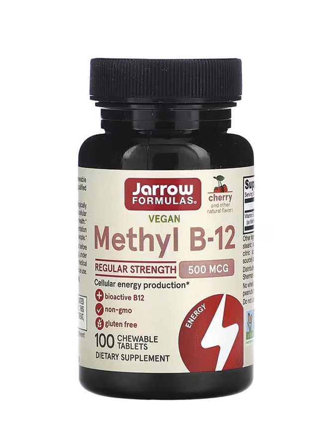 جارو فورملاز ميثيل ب-12 نكهة الكرز 500 مكجم 100 قرص استحلاب قابل للمضغ