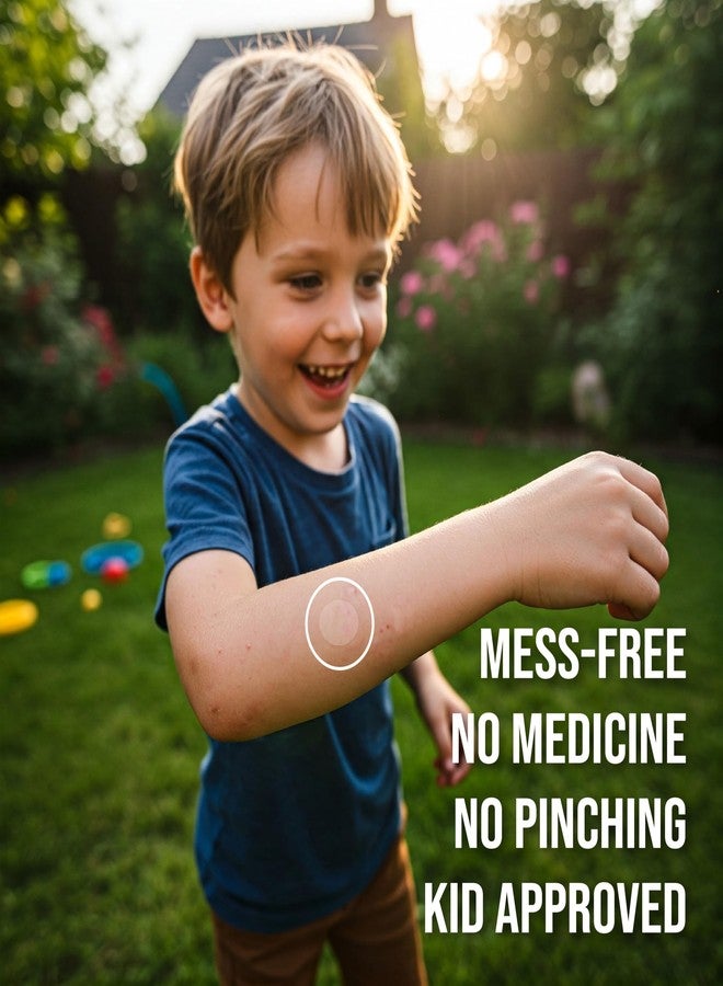 quitch 3x27ct Bulk Pack, Bug Bite Itch Relief Patch Kids, Summer Travel Essentials for Kids, Mosquito Bug Bite Thing Suction Tool Alternative, Summer Camp Essentials After bite Relief for Baby - Image 5