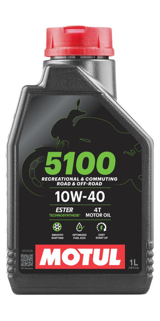 موتول زيت محرك الدراجة النارية 5100 10W40 4T 1L
