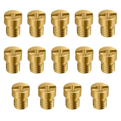 Strongthium Carburetor Main Jet Kit for Nibbi Keihin CVK PE PZ GY6 99101393 99101GHB000 95 128 Mikuni 19201 - Image 1