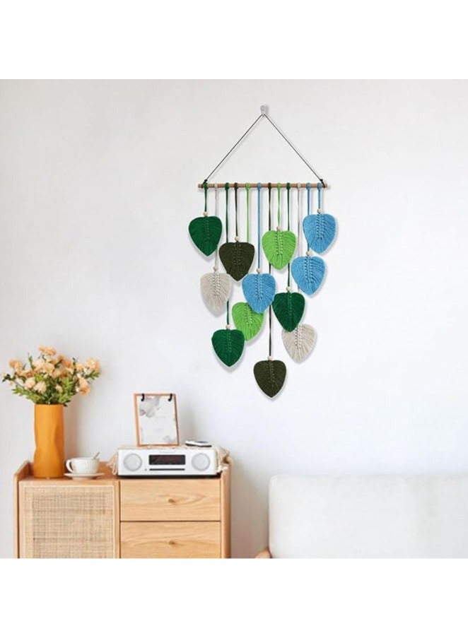 انتيكيانو نسيج مكرمية منسوج، نسيج مكرمية | نسيج مكرمية بشراشيب أوراق الشجر، - Image 4