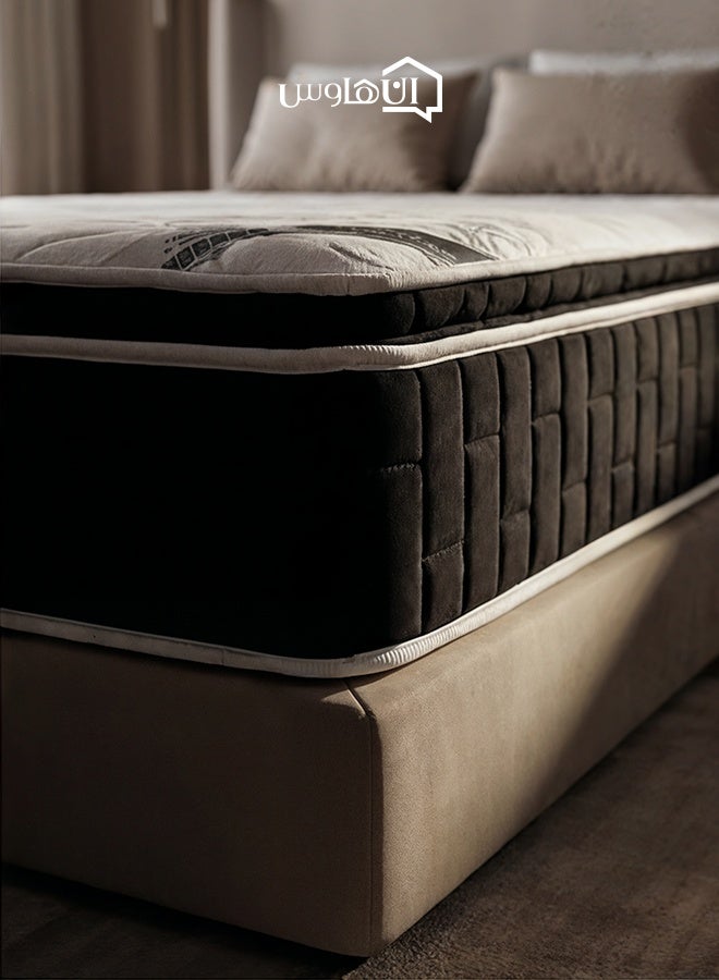 In-House Black One Plus| Multi Layer Bed Mattress Double Sided 19 Layers Thickness 36 cm - Size King - 180x200 cm - Image 2
