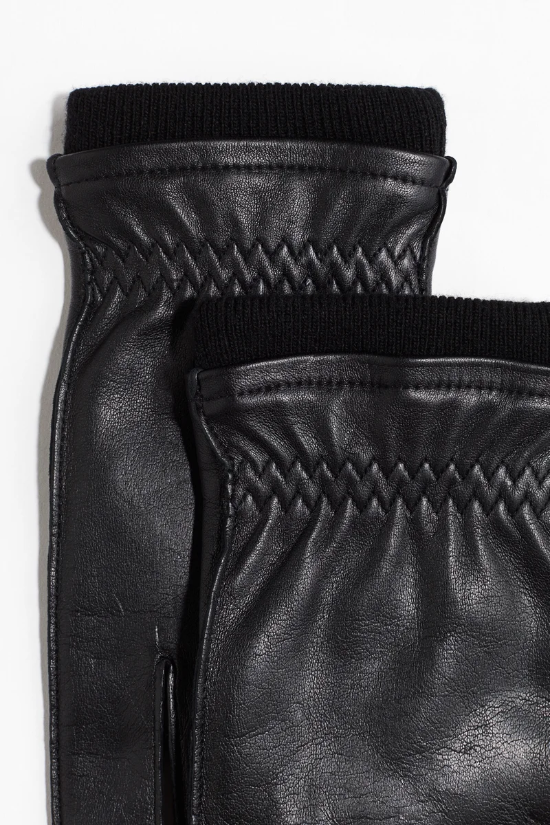 H&M Leather gloves