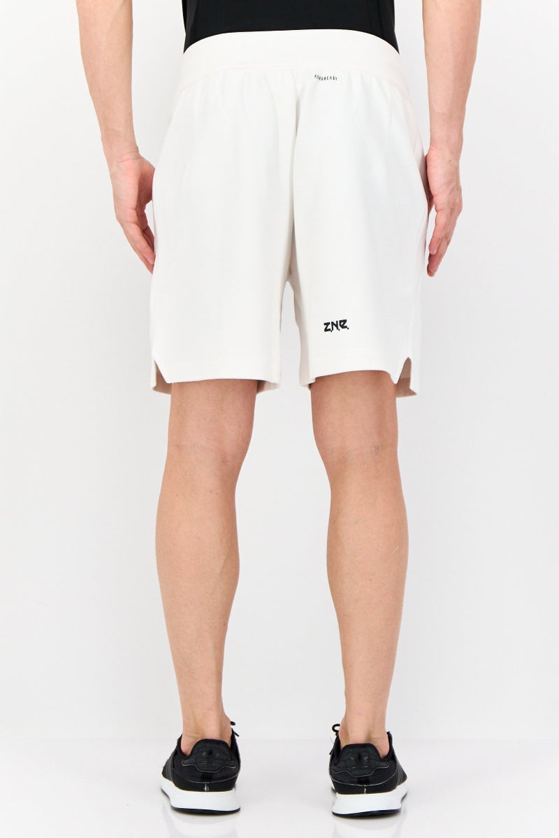 Adidas Men Sportswear Fit Outdoor Shorts, White  - Image 2