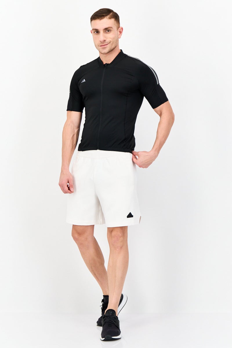 Adidas Men Sportswear Fit Outdoor Shorts, White  - Image 4