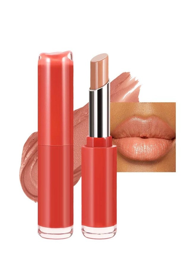 Hxssll Matte Creamy Lipstick for Women, Long Lasting Waterproof Velvet Lipstick, Lip Stick Crayon Buildable Blendable Creamy Color, Moisturizing Longwear Lip Makeup 01# - Image 1