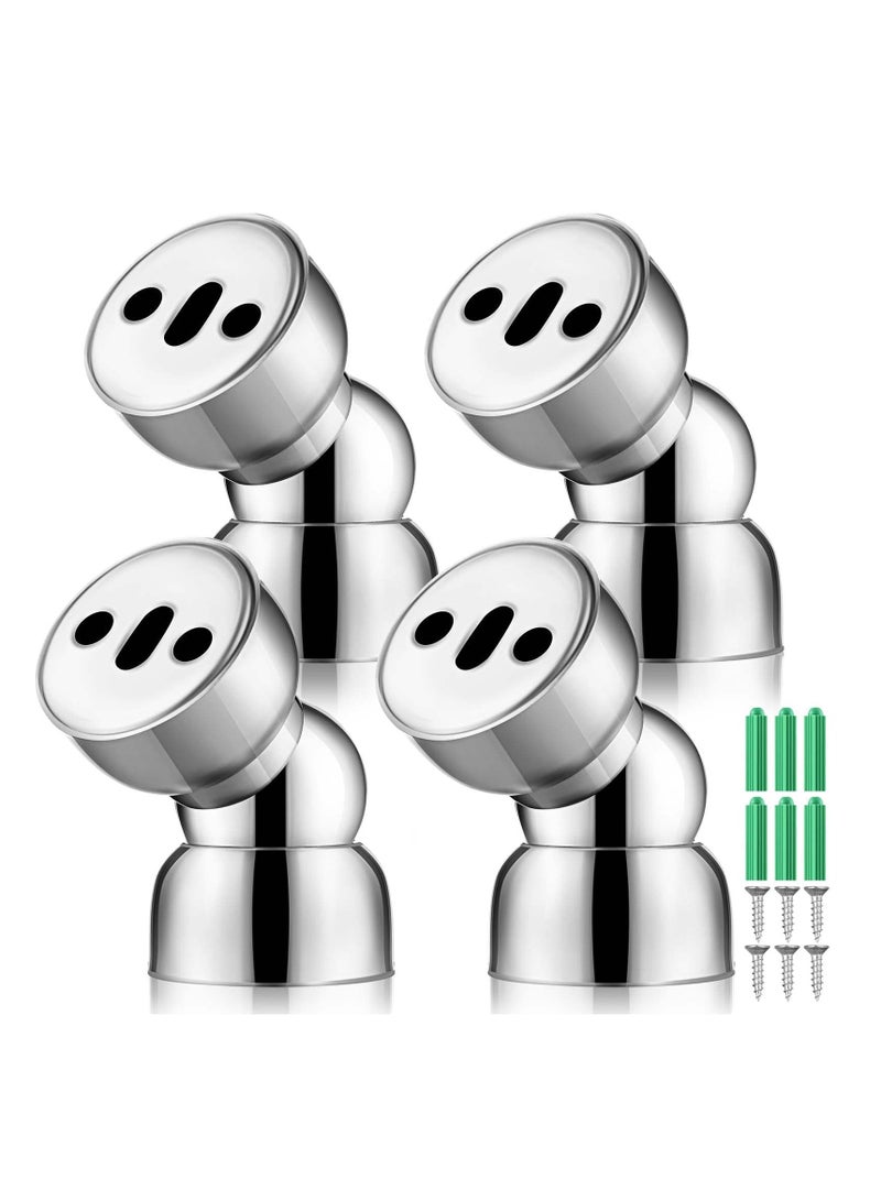 SOLARAE Powerful Magnetic DoorStop, Stainless Steel Magnetic Door Stopper Door Holder for Bedroom Bathroom Kitchen Home Office - Image 1