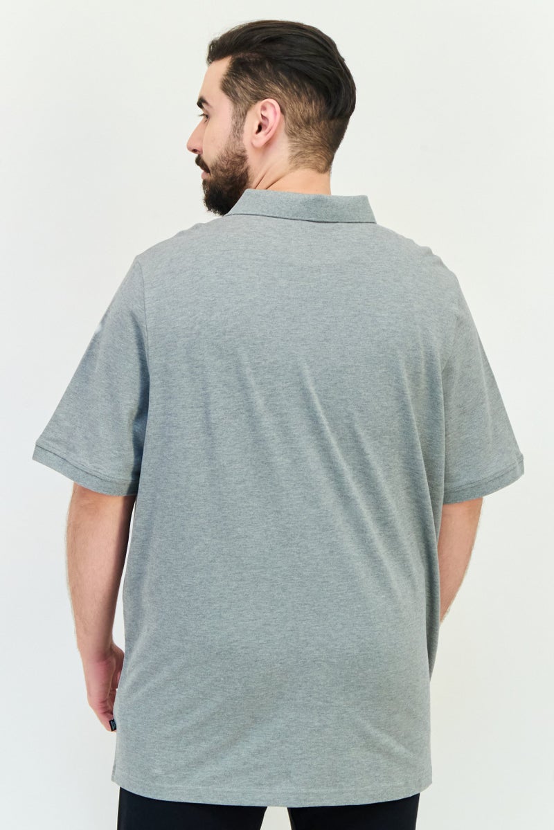 PUMA قميص بولو رياضي للرجال بأكمام قصيرة، خارجي، رمادي - Image 2