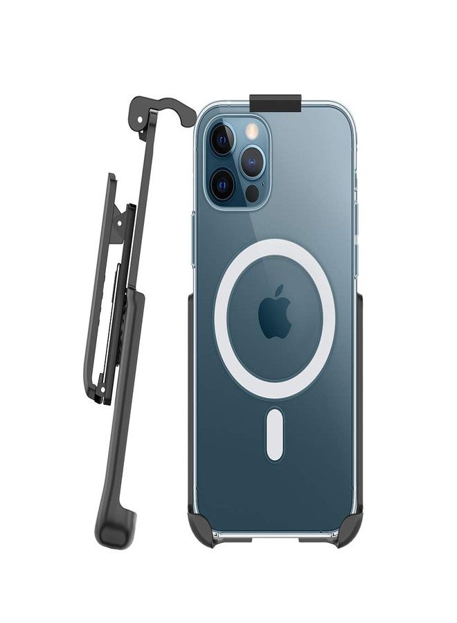 جراب BELTRON بمشبك حزام متوافق مع غطاء Apple الشفاف لهاتف iPhone 12 Pro Max - الميزات: مسند مدمج (الجراب فقط، الغطاء غير متضمن) - Image 3