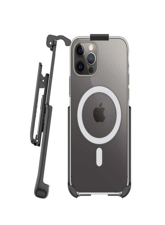 جراب BELTRON بمشبك حزام متوافق مع غطاء Apple الشفاف لهاتف iPhone 12 Pro Max - الميزات: مسند مدمج (الجراب فقط، الغطاء غير متضمن) - Image 1