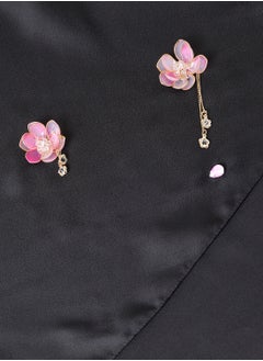 Khizana Floral Embellished Long Hijab Scarf  - Image 2