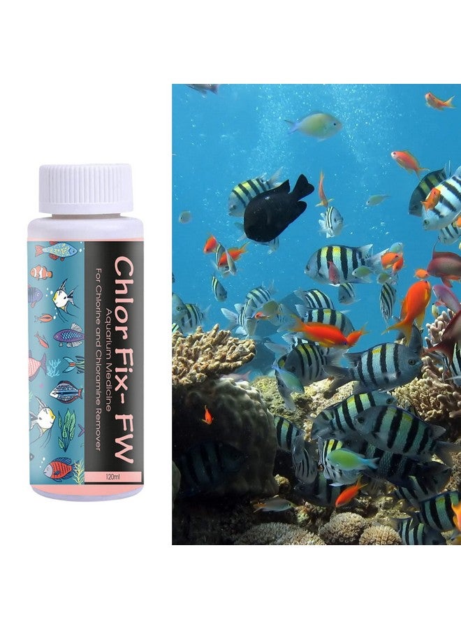 Aquarium/Fish Tank Chlor Fix - Fw (120Ml) (Pack Of 2) | Aquarium Fish Treatment For Chlorine And Chloramine Remover | Suitable For Fresh Water Aquariums - Image 3