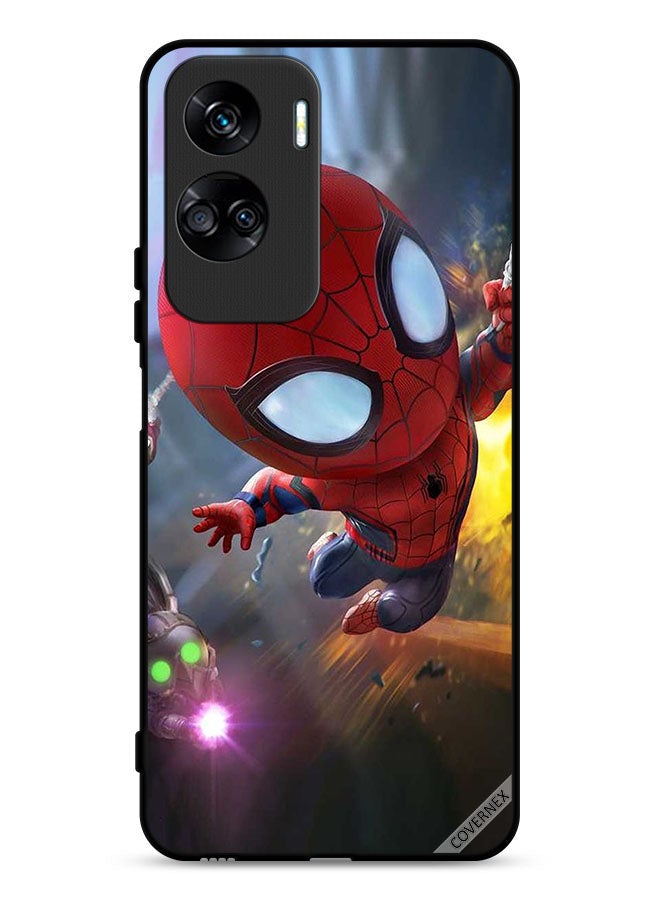 Covernex Honor 90 Lite 5G Protective Case Cover Spiderman In Action - Image 1