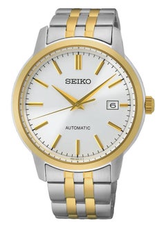 Seiko ساعة أوتوماتيكية ثنائية اللون من الفولاذ المقاوم للصدأ للرجال SRPH92K1 
