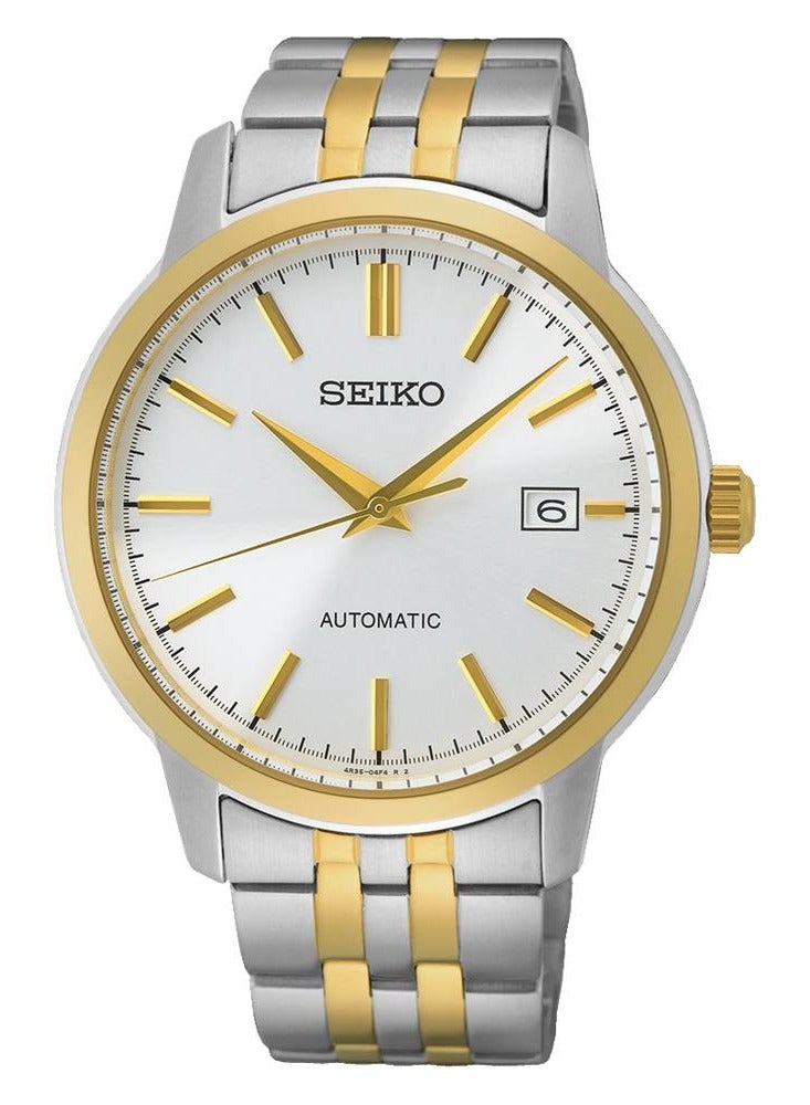 Seiko Automatic Two-Tone Stainless Steel Men's Watch SRPH92K1