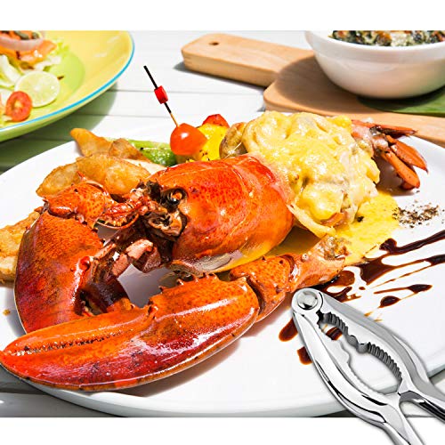 TORINALITAL Crab Leg Crackers and Tools - Shellfish Crab Claw Cracker Seafood Lobster Crackers and Tools, 4 Pack Nut Crackers for Crab Legs - Image 4