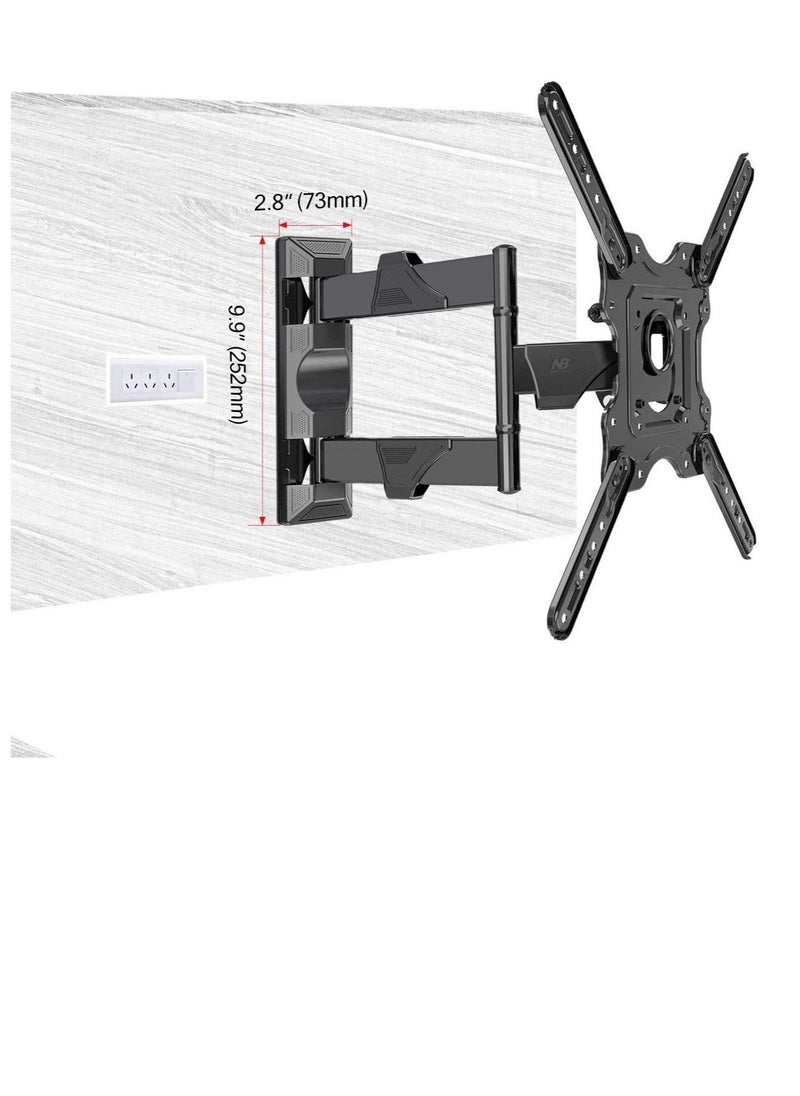 ELTRAZONE Full Motion TV Wall Mount for Most 32-55 Inch Computer Monitors and TVs，Adjustable Tilting, Rotating.Weight up to 60lbs - Image 4