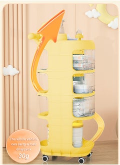 YEYA Multifunctional Storage Shelves For Baby With Movable Wheels  - Image 3
