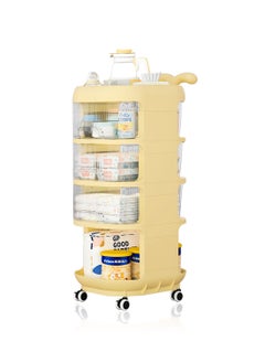 YEYA Multifunctional Storage Shelves For Baby With Movable Wheels  - Image 1