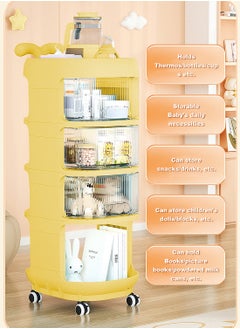 YEYA Multifunctional Storage Shelves For Baby With Movable Wheels  - Image 5