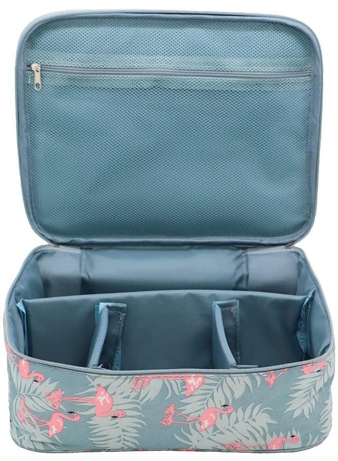 SHRBI Women's Zipper Makeup Professional Travelling Bag and Storage Household Grooming Kit with Handle for Women Innerwear and Adjustable Travel Cosmetic Case - Image 1