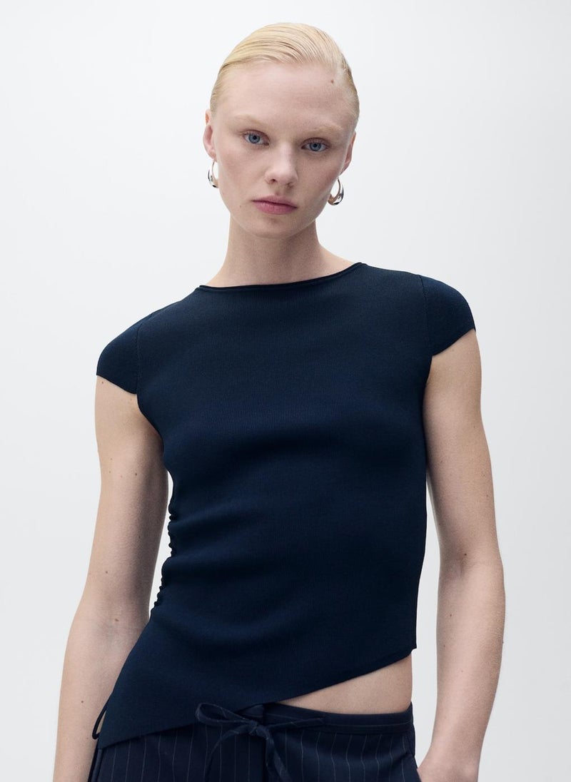 MANGO - Asymmetrical Low Knit Jersey - Image 1