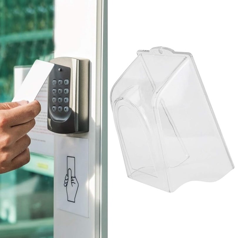 Universal Transparent Plastic Rain Cover For Doorbell And Fingerprint Lock Waterproof - Image 3