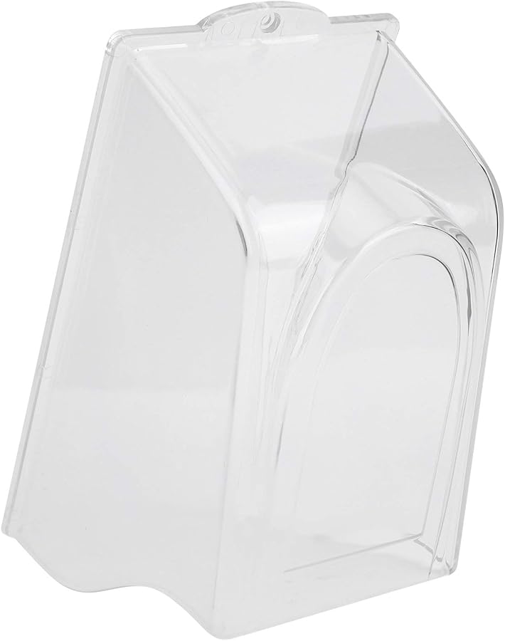 Universal Transparent Plastic Rain Cover For Doorbell And Fingerprint Lock Waterproof - Image 1