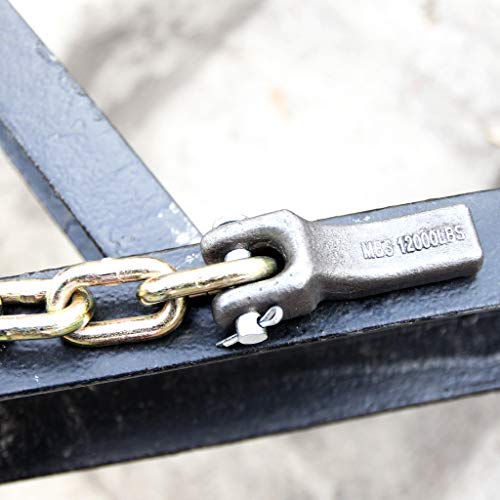 Gripon (Pack of 2) 5/16 inch Weld-On Safety Chain Retainer for Truck Trailer Hitch - Image 2