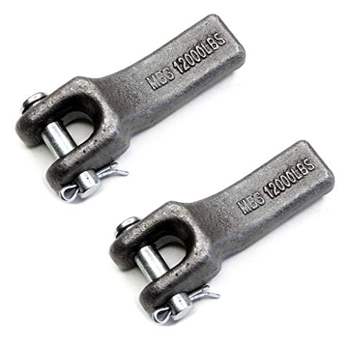 Gripon (Pack of 2) 5/16 inch Weld-On Safety Chain Retainer for Truck Trailer Hitch - Image 1