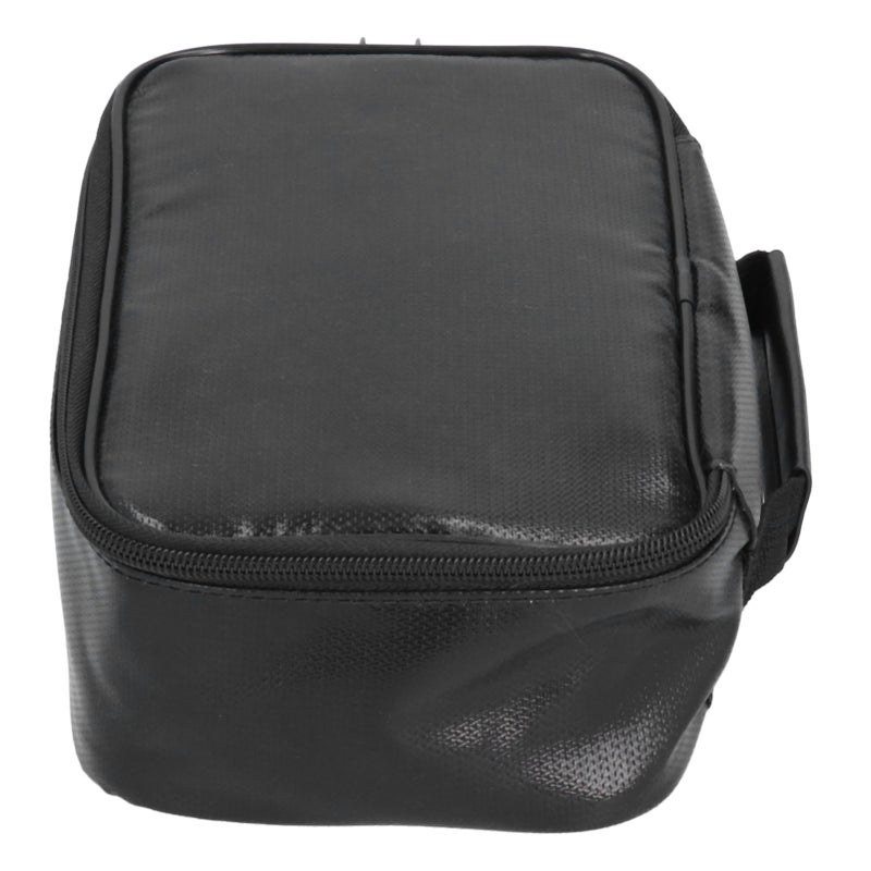Fireproof Document Bag with Lock Portable Small Fireproof Document Bag for Home Office TravelBlack - Image 2