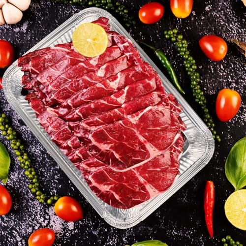 V4L Aluminium Foil Containers with Lid - 250 ml, 25 Pieces, Multicolour - Image 5