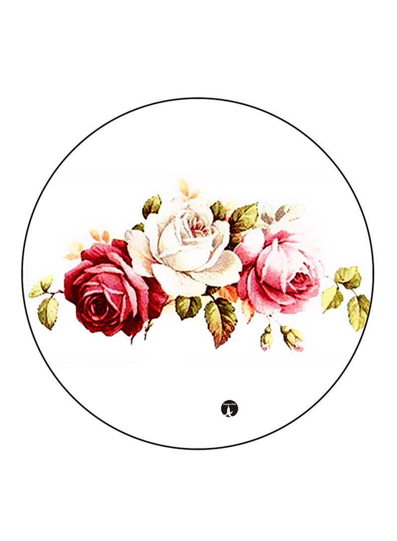 RKN Flowers Printed Mouse Pad  Multicolour